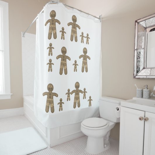 Duschvorhang Gingerbread Mann (Beispiel)