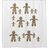 Duschvorhang Gingerbread Mann (Vorderseite)