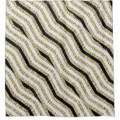 Duschvorhang Gold Black (Vorderseite)