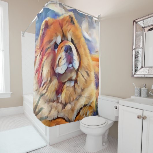 Duschvorhang GOLDEN GIRL - Schattentuch (Beispiel)