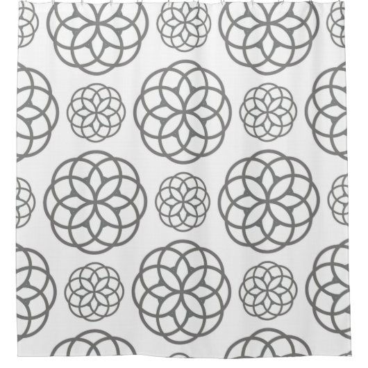 Duschvorhang Grau (Vorderseite)