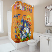 Duschvorhang Halloween (Beispiel)