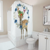 Duschvorhang Hirschblumenananas (Beispiel)