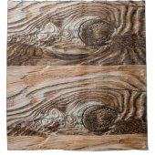 Duschvorhang Holz (Vorderseite)