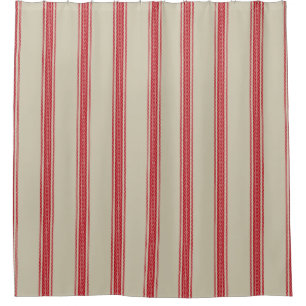 Duschvorhang im französischen Füttre Sack Stripe S