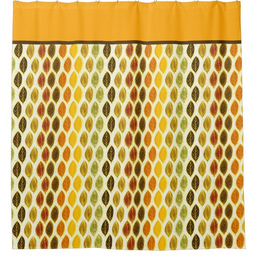 Duschvorhang im Herbst (Vorderseite)