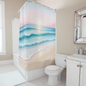 Duschvorhang im Küstenbereich (Beispiel)