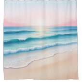 Duschvorhang im Küstenbereich (Vorderseite)