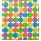 Duschvorhang im Retro-Stil (Vorderseite)