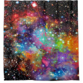 Duschvorhang im Sternenfeld (Vorderseite)