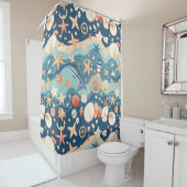 Duschvorhang im tropischen Ozean (Beispiel)