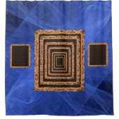 Duschvorhang in Rosa (Vorderseite)