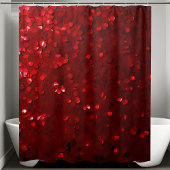 Duschvorhang in Roter Folge