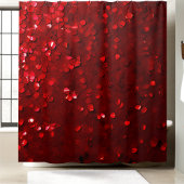 Duschvorhang in Roter Folge