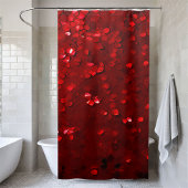 Duschvorhang in Roter Folge