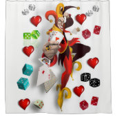 Duschvorhang Joker (Vorderseite)