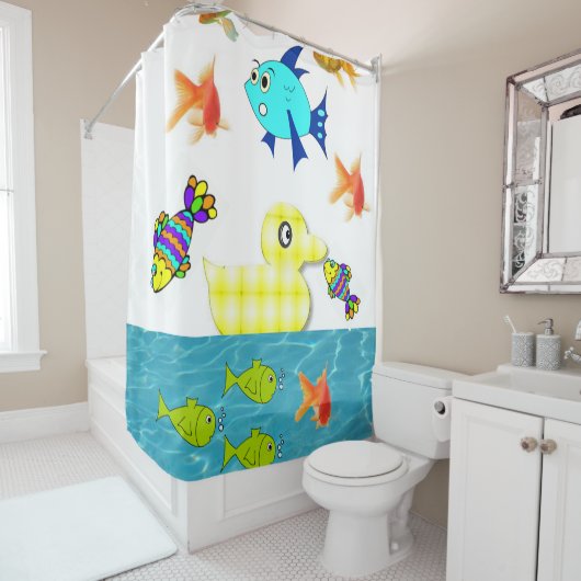 Duschvorhang Kariert (Beispiel)