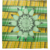 Duschvorhang Kariert (Vorderseite)