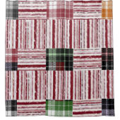 Duschvorhang Kariert (Vorderseite)