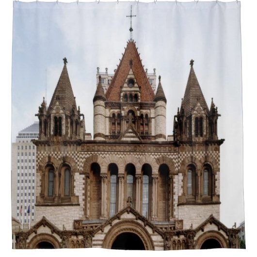 Duschvorhang Kirche (Vorderseite)