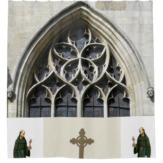 Duschvorhang Kirchenpriester (Vorderseite)