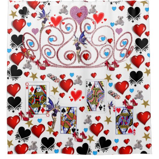 Duschvorhang Königin (Vorderseite)