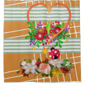 Duschvorhang Ladybug Bläserstreifen (Vorderseite)