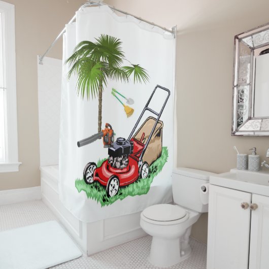 Duschvorhang Landscaper (Beispiel)