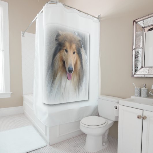 Duschvorhang Lassie Dog (Beispiel)