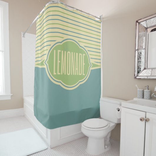 Duschvorhang "Lemonade" (Beispiel)