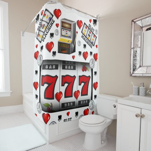 Duschvorhang Lucky 777 (Beispiel)