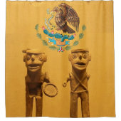 Duschvorhang mexikanischer antiker Adler (Vorderseite)