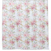 Duschvorhang mit Blumenmuster (Vorderseite)