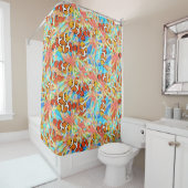 Duschvorhang mit Clownbahn (Beispiel)