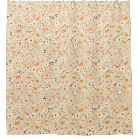 Duschvorhang mit Cotgore-Kern - Eine Whimsikische (Vorderseite)