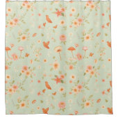 Duschvorhang mit Cotgore-Kern - Eine Whimsikische  (Vorderseite)