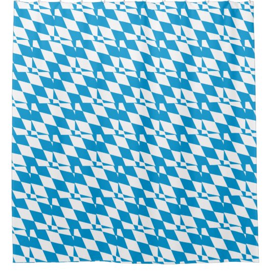 Duschvorhang mit der Flagge Bayerns, Deutschland (Vorderseite)