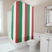 Duschvorhang mit der Flagge Italiens (Beispiel)