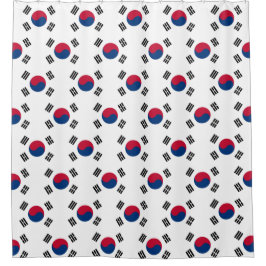 Duschvorhang mit der Flagge Südkoreas