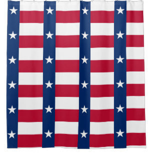 Duschvorhang mit der Flagge von Texas Staat, USA