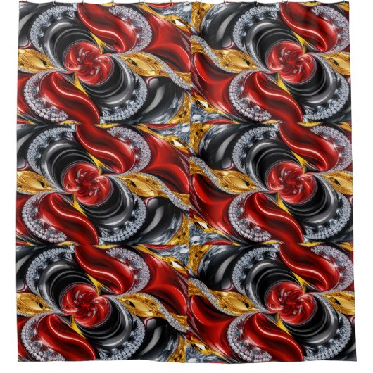 Duschvorhang mit deutschen Farben (Vorderseite)