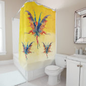 Duschvorhang mit Fairy Art (Beispiel)