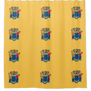 Duschvorhang mit Flag New Jersey, USA