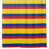 Duschvorhang mit Flagge Kolumbiens (Vorderseite)