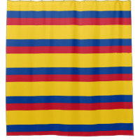 Duschvorhang mit Flagge Kolumbiens