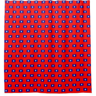 Duschvorhang mit Flagge von Taiwan
