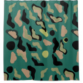 Duschvorhang mit Formen (Vorderseite)