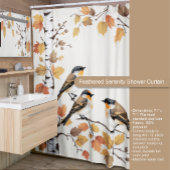 Duschvorhang mit gedämpfter Atmosphäre