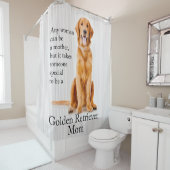 Duschvorhang mit goldener Mama (Beispiel)