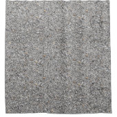 Duschvorhang mit grau gesprenkeltem Design (Vorderseite)